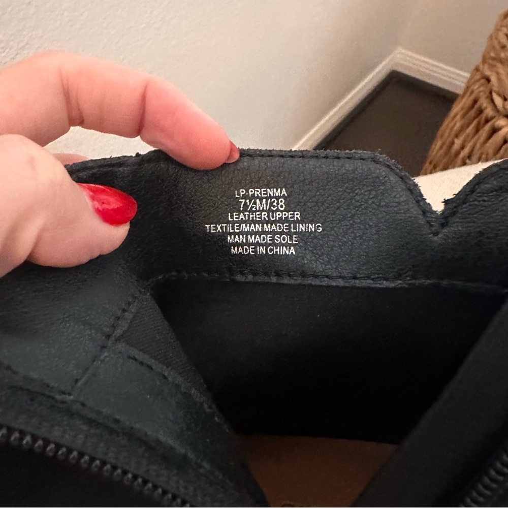 Lucky Brand Ankle Boots black EUC size 7.5 - Picture 7 of 8